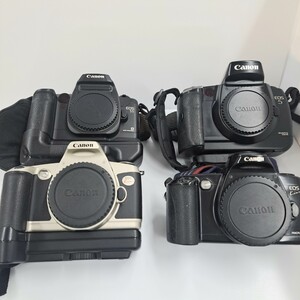 T175 カメラ まとめ Canon CANON キャノン フィルムカメラ EOS55 EOS5 EOSKiss ジャンク品 中古 訳あり