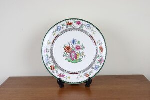 スポード　チャイニーズローズ　プレート26.5cm　大皿　イギリス　SPODE　ヴィンテージ　陶磁器　つ239