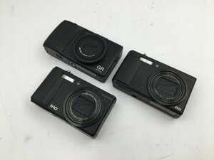 ♪▲【RICOH リコー】コンパクトデジタルカメラ 部品取り 3点セット GR DIGITAL/R8/R10 まとめ売り 0614 8