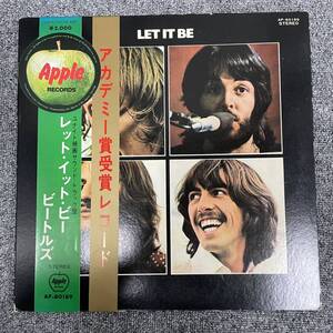 LP/丸帯・補充票付き/レコード/The Beatles(ザ・ビートルズ)「Let It Be」/1971年 /AP-80189/UK Rock/12inch /NF112261