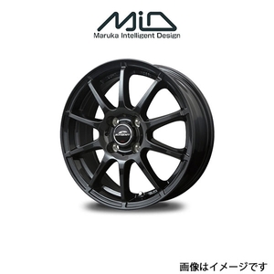 MID シュナイダー スタッグ アルミホイール 1本 キャスト スポーツ LA250S/LA260S(13×4J 4-100 INSET42 ストロングガンメタ)SCHNEIDER