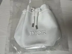 ディオール　Dior 巾着　ノベルティ　ポーチ　ロゴポーチ