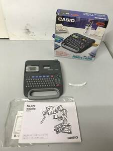 CASIO カシオ　NAMELAND　ネームランド　KL-570　漢字ラベルライター　動作確認済み