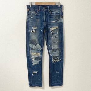 DENIM&SUPPLY リペア ダメージ加工 デニムパンツ W30 デニム＆サプライ ラルフローレン ジーンズ ジーパン 4070264