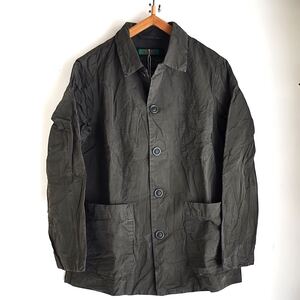 定価15万★ タグ付き★【23SS】CASEY CASEY ケイシーケイシー RIVOLI JACKET リボリジャケット シワ加工 ワーク コットンリネン カーキ