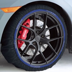 CCD-SPT622 Sparco スパルコ スノーソックス 布製タイヤチェーン ハイパフォーマンス ブラックモデル XLサイズ 適合表あり