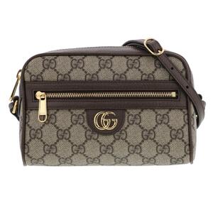 GUCCI グッチ バッグ ショルダー/メッセンジャーバッグ 772311 Brown GG Supreme canvas GG スーパーミニ ショルダーバッグ