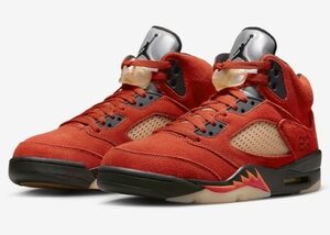 送料無料 24.5cm●NIKE ナイキ エアジョーダン 5 レトロ AIR JORDAN 5 RETRO AJ ダンク オン マーズ DD9336-800 オレンジ 黒　