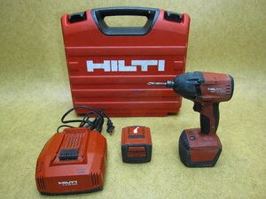 HILTI ヒルティ 充電式インパクトドライバ SID 14-A 14.4V バッテリーx2・充電器・ケース・ライト付 六角 動作確認済み インパクトドライバ