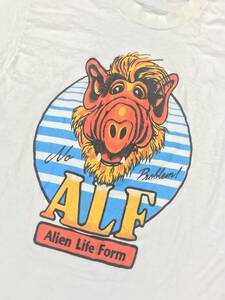 古着 92 Mサイズ 半袖 Tシャツ ALF アルフ USA コットン ビンテージ オリジナル vintage 70 80 90 old オールド