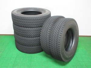 L980【送料無料】225/80R17.5 123/122 超溝高 9分山 スタッドレス DECTES SP001 2023年製 6本 激安 中型 4トン トラック キャンター エルフ