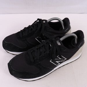 311 ニューバランス 26.5cm/new balance 黒 ブラック 灰 グレー 中古 古着 スニーカー メンズ yy4401