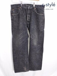 U081b [人気] SAMURAI JEANS サムライジーンズ デニムパンツ W36 ブラック S5000BK ボタンフライ ジーンズ Gパン | ボトムス Y