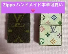 Zippo ハンドメイド本革オシャレお値下げ