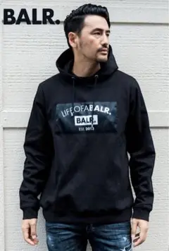 BALR. 19AW パーカー LIFE OF A BALR. 黒 美品