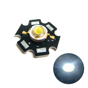 Edison パワーLED 3W CoolWhite EDEW-3LA1-1 星型ヒートシンク付き 1個