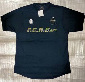 【新品】BAPE x F.C.R.B. 938 TEAM TEE 黒 M FC REAL BRISTOL FCRB エイプ A BATHING APE