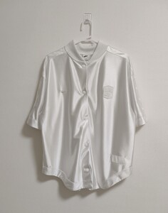 【スナップスリーブ】新品タグ付 定価約1万 NIKE AS W NSW SHOOTING SHIRT XLサイズ　ナイキ　シューティングシャツ　レディース