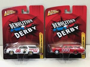 期間限定セール 【 DEMOLITION DERBY 】デモリション ダービー 1973 CHEVY CAPRICE WAGON シェビー カプリス ワゴン JOHNNY LIGHTNING D4-1