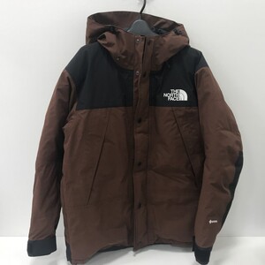 07w17399★1円~ THE NORTH FACE ザノースフェイス MOUNTAIN DOWN JACKET マウンテンジャケット ブラウン Lサイズ ND92237 中古品