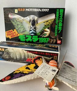 極美品◆BANDAI バンダイ モスラ1997 成虫 DXモスラ幼虫 MOTHRA 可動式ムービーモンスター モスラ 2002 成虫 タグ付き東映映画 フィギュア