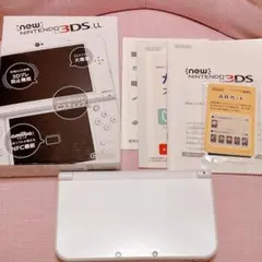 美品✨️Newニンテンドー3DS LL パールホワイト& ACアダプター セット