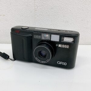 秦野店【現状品】1-29 RICOH リコー GR10 コンパクト フィルムカメラ GR LENS 28mm F2.8 通電確認済み