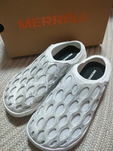 新品 定価12100 MERRELL ハイドロ ミュール ホワイト 白 28cm US10 メレル サンダル HYDRO MULE 軽量 アウトドア メンズ