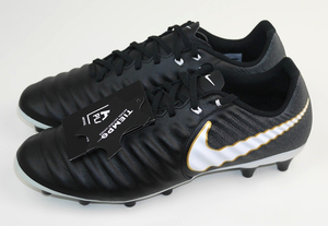 新品 ナイキ ティエンポ リゲラ NIKE TIEMPO LIGERA IV AG-PRO サッカーシューズ スパイクUS9サイズ27 cmブラック黒ホワイト白レザーFIFA革