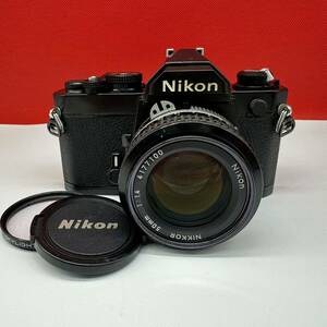 ▲ Nikon FM フィルム一眼レフカメラ ボディ NIKKOR 50mm 1:1.4 Ai レンズ 動作確認済 シャッター、露出計OK ニコン