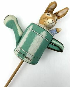 ◯当時物　イギリス製　ピーターラビット　棒つき布人形◯PETER RABBIT Anne Wilkinson