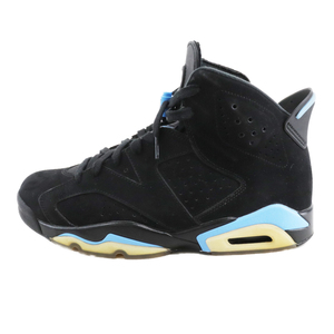 NIKE ナイキ AIR JORDAN 6 RETRO UNC 384664-006 エアジョーダン6 レトロ UNC ハイカットスニーカー ブラック/ブルー US9.5/27.5cm