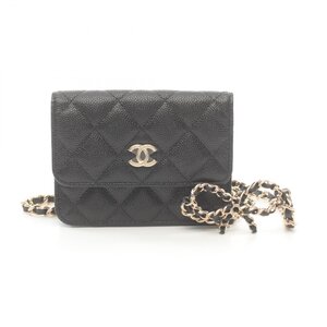 シャネル マトラッセ チェーンベルトバッグ ブランドオフ CHANEL キャビアスキン(グレインドカーフ) ウエストバ