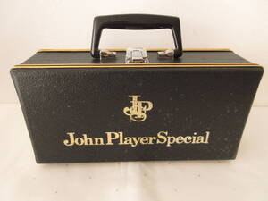 当時物　レア　JPS　カセットテープケース　たばこケース　John Player Special　昭和レトロ　収納ケース　アタッシュケース　手提げかばん