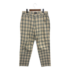 BURBERRY バーバリー チェックパンツ ベージュ (レディース 14) 中古 古着 Q2877