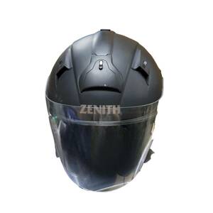 ◆中古品/PSCマーク有◆Zenith YJ-14 バイクヘルメット 58~59cm Lサイズ ブラック系 黒 X65219NF