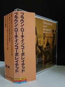 【32LD-92◆折込帯OBI】CLIFFORD BROWN ＆ MAX ROACH INCORPORATED クリフォート ブラウン マックス ローチ インコーポレイテッド 折り込み