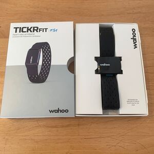 wahoo TICKRFIT ハートレートアームバンド ブラック Bluetooth/ANT＋ 箱あり ネコポス送料230円