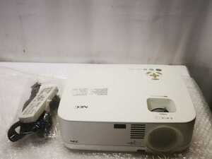 NEC NP500J プロジェクター リモコン付 中古0005