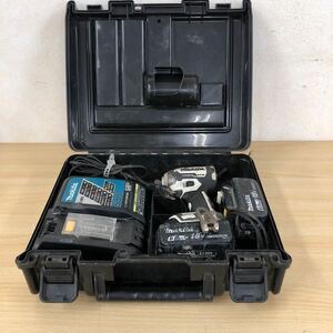 中古品 マキタ makita 充電式インパクトドライバ　18V TD170DRGXW バッテリー 2個付き 充電器 インパクトドライバ・電動工具