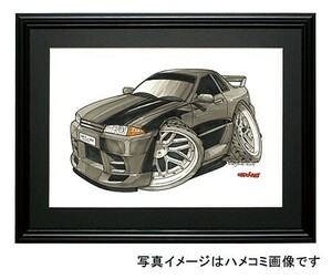 イラスト スカイラインR32GT-R（前）