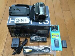 ビクター　ビデオカメラVictor JVC Everio GZ-MG575 美品　動作確認済み　電池2個あり　