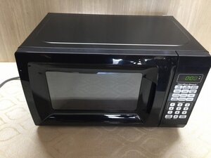 ■新品訳あり Walmart 700W電子レンジ　EM720CGA-PMB　Hamilton Beach 0.7 Cu. Ft. Black Microwave Oven英文表記 【C0914W1-1FCNT】