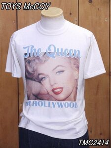 新品 トイズマッコイ マリリンモンロー The Queen of HOLLYWOOD 半袖 Tシャツ オフホワイト M TMC2414 toysmccoy