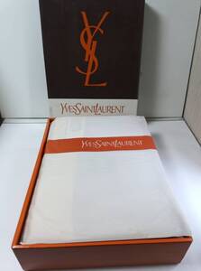 イヴサンローラン　カシミヤ　毛布　毛１００％　マーム　１４０×２００ｃｍ YVES SAINT LAURENT YSL CASHMERE ブランケット リバーシブル