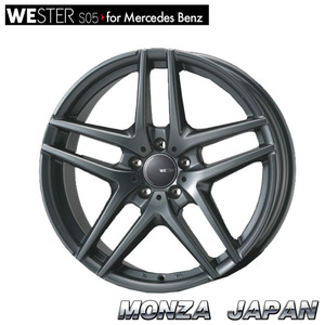 送料無料 モンツアジャパン WESTER S05 for MercedesBenz 7J-16 +48 5H-112 (16インチ) 5H112 7J+48【2本セット 新品】