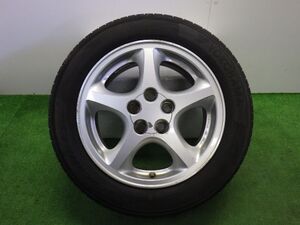 ★カレン XS ST206★1本 205/55R15 トヨタ 純正 アルミ 100 5H 54mm 15インチ 7J +45 中古 タイヤ ホイール