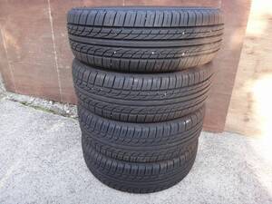 ★うっすらイボ付きバリ溝★　１６５／５５Ｒ１５　ヨコハマ製　PRACTIVAプラクティバ　４本セット　9.5～9.9分山