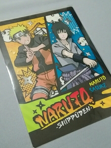 NARUTO ナルト疾風伝☆ジャンプシリーズ下敷き☆ショウワノート771-2910-04 ナルト サスケ