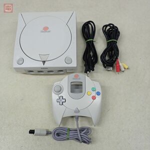 動作品 DC ドリームキャスト 本体 HKT-3000 セガ SEGA AC/AVケーブル/コントローラ付【20